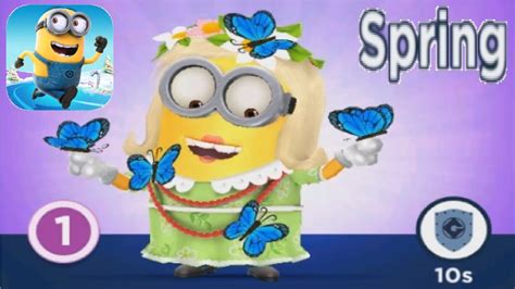 Minion Rush Spring Time Special Mission Unlock Spring Minion Costume