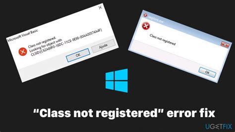 How To Fix Class Not Registered Error On Windows