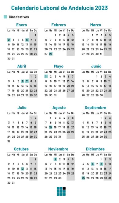 Calendario Laboral 2023 ¿qué Días Son Festivos En Andalucía