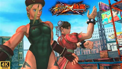 Chun Li Cammy Vs Xiaoyu Asuka Scramble Mode Street Fighter X