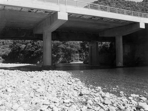 Birchville Bridge 3 And Older Bridge Viewed From Upstream Upper