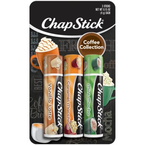 Chapstick Coffee Collection Coffee Flavored Lip Balm 3 Ct King Soopers