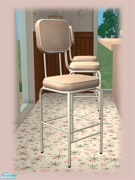 The Sims Resource 50s Retro Kitchen Barstool Mesh