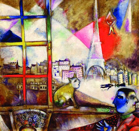 Marc Chagall Paris Par La Fen Tre Par S A Trav S De La Ventana Leo