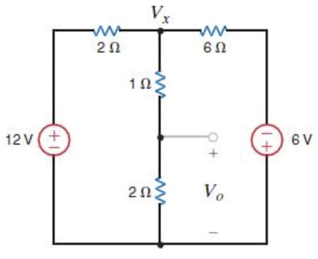 Find Vo In The Circuit In The Figure Homework Study