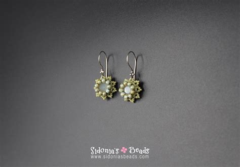 Earrings Tutorial 8mm Swarovski Chaton Bezel Glassy Etsy