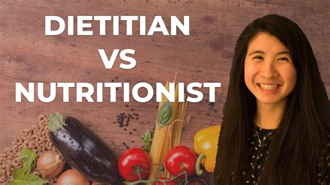 Dietitian Vs Nutritionist Know The Differences Youtube