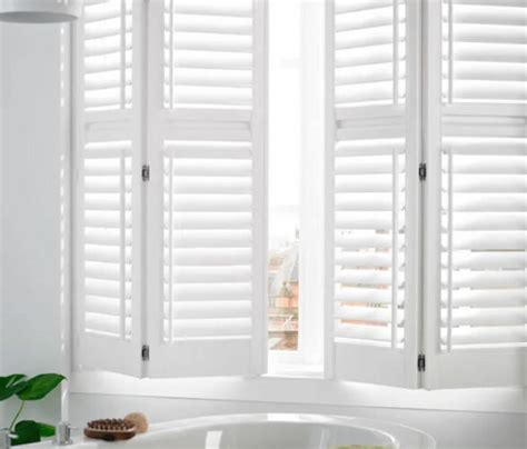 Double Hinged Plantation Shutters Concertina Shutters