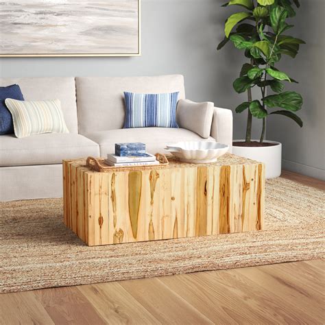 Millwood Pines Jelle Solid Wood Coffee Table Reviews Wayfair