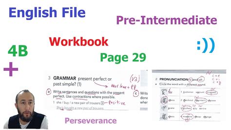 English File Pre Intermediate Workbook B Page Youtube