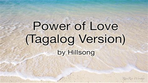 Power Of Love Tagalog Version Cover Song Youtube