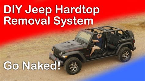 Diy Jeep Hard Top Removal System Youtube