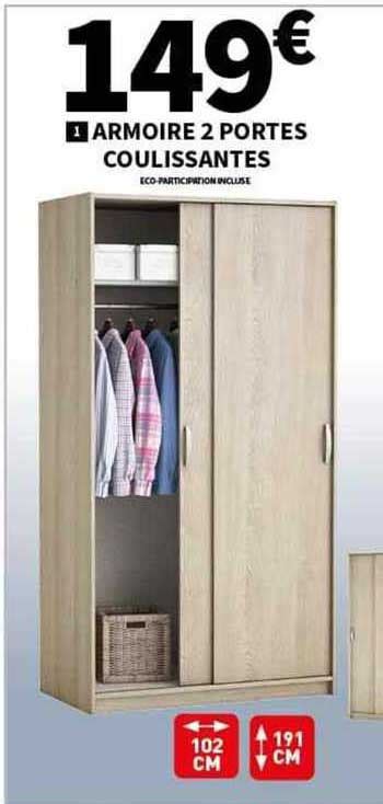 Promo Armoire 2 Portes Coulissantes Chez Conforama ICatalogue Fr