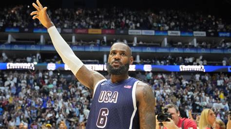 Lebron James Olympics Flag Bearer For Team Usa