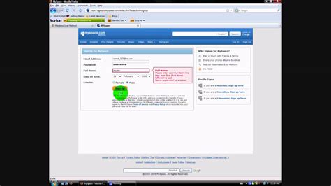How To Sign Up For Myspace Hd Youtube