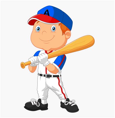 Kids Playing Baseball Clipart Png