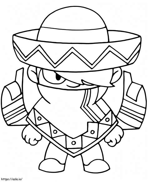 Edgar Brawl Stars 2 Coloring Page