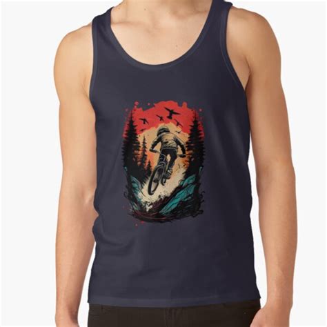 downhill mountain bike tank top mountain biker gifts