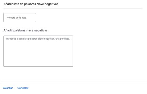 Palabras Clave Negativas Qu Son Y C Mo Utilizarlas Mh