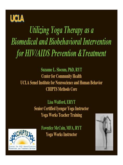 Utilizing Yoga Therapy As A Biomedical And Biobehavioral Intervention For