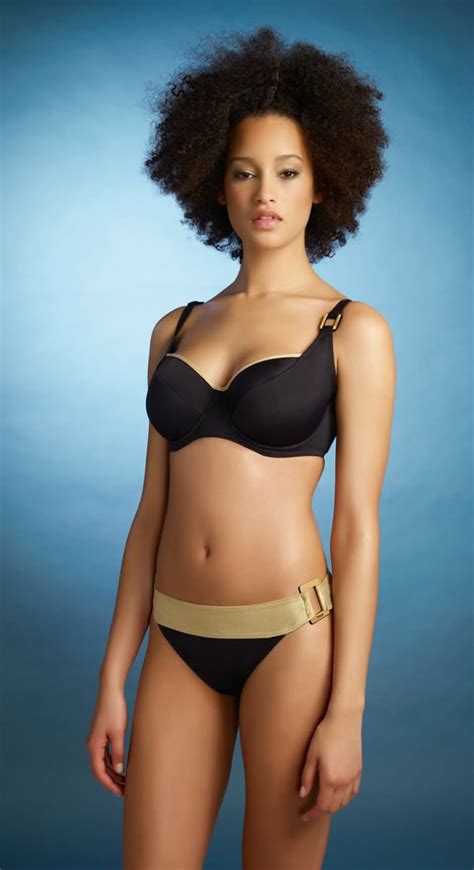 FREYA SWIM FREYA SUPERNOVA BLACK GOLD TANKINI BIKINI SWIMWEAR