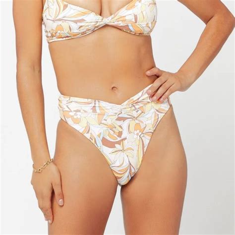 L Space Swim Lspace Nancy Lee Bikini Bottom In Soulshine Floral