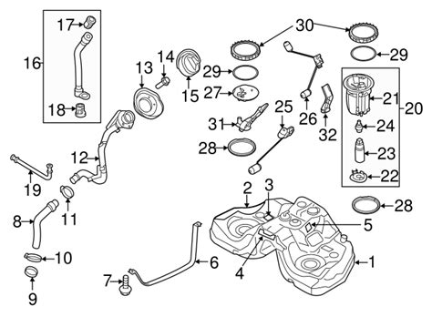 2009 2011 Mazda Rx 8 Fuel Pump Assembly N3r1 13 35z Oem Parts Online