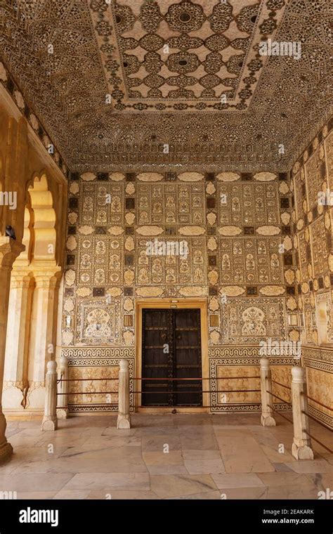 Sheesh Mahal Amber Fort Jaipur India Hi Res Stock Photography And