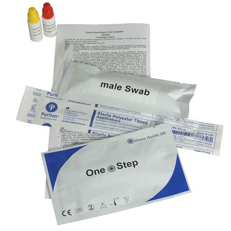 2 X Gonorrhoea Tests Professional Medical Swab Kit