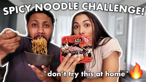 HOT AND SPICY NOODLE CHALLENGE EXTREMELY HOT YouTube