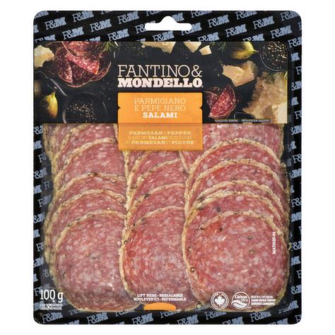 Fantino Mondello Parmesan And Pepper Glazed Dry Salami