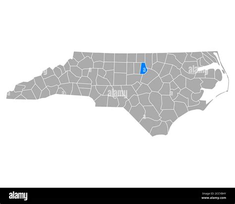 Map of Durham in North Carolina Stock Photo - Alamy