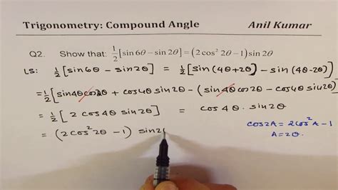 Trigonometry Compound Angle Formula Applications Mhf4u Youtube