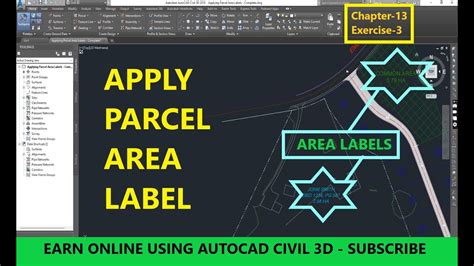 How To Apply Parcel Area Labels In Autocad Civil D Civil D Complete