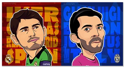 Casillas VS Buffon on Behance