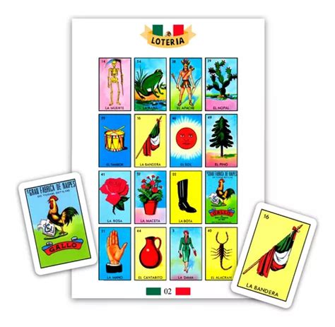 Lotería Mexicana Para Imprimir 80 Tablas Archivo Cartas M1 en venta en