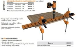 gabarit de perçage universel CMT CMT900