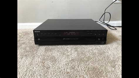 Sony Cdp Ce Compact Disc Cd Player Changer Youtube