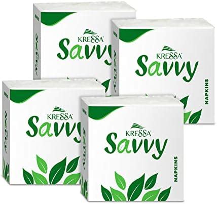 Kressa Savvy Tissue Paper Napkins Ply X Pulls Pack Of