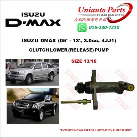 ISUZU DMAX 05 13 3 0cc 4JJ1 CLUTCH LOWER RELEASE PUMP SIZE 13