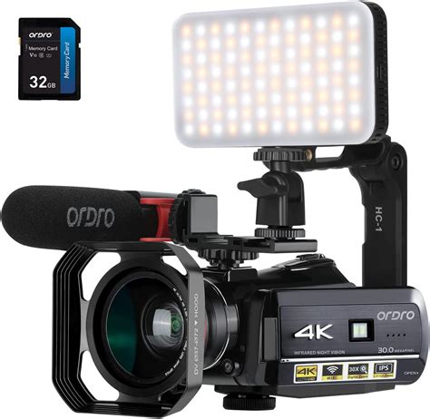 Amazon Ordro K Camcorder Video Hd P Fps Vlog Camera