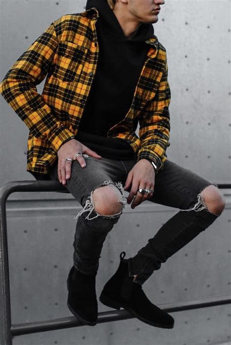 Bad Boy Style Outfits For Men Streetwear Men Outfits Hoodie Outfit