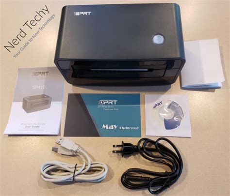 Idprt Sp410 Thermal Shipping Label Printer Review Nerd Techy