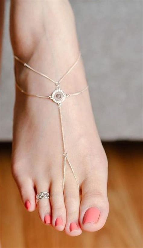 Silver Anklets Designs Anklet Designs Nice Toes Pretty Toes Foot