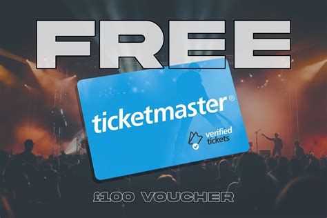 Free Chance To Win £100 Ticketmaster Voucher Prize Tripled Over £1