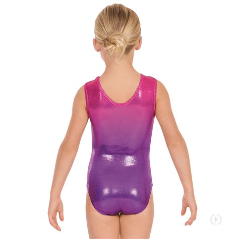 3209 Girls Ombre Metallic Gymnastics Leotard Etoile Dancewear