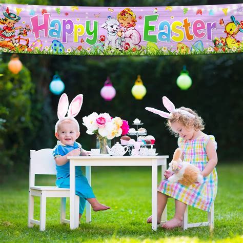 Decoraciones De Pascua Pancarta Tradicional Del D A De Pascua