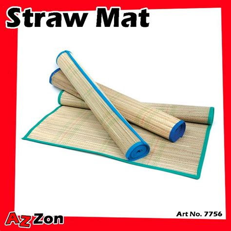 Straw Mat Picnic Mat Straw Rugs Carpet Alas Lantai Camping Mat