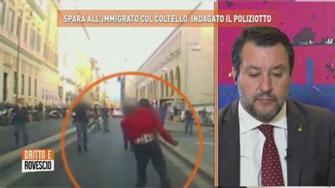 Spara All Immigrato Col Coltello Indagato Il Poliziotto Dritto E