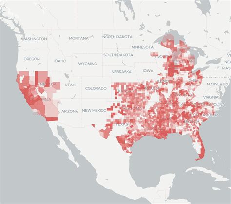 Atandt Fiber Internet Coverage And Availability Map Broadbandnow